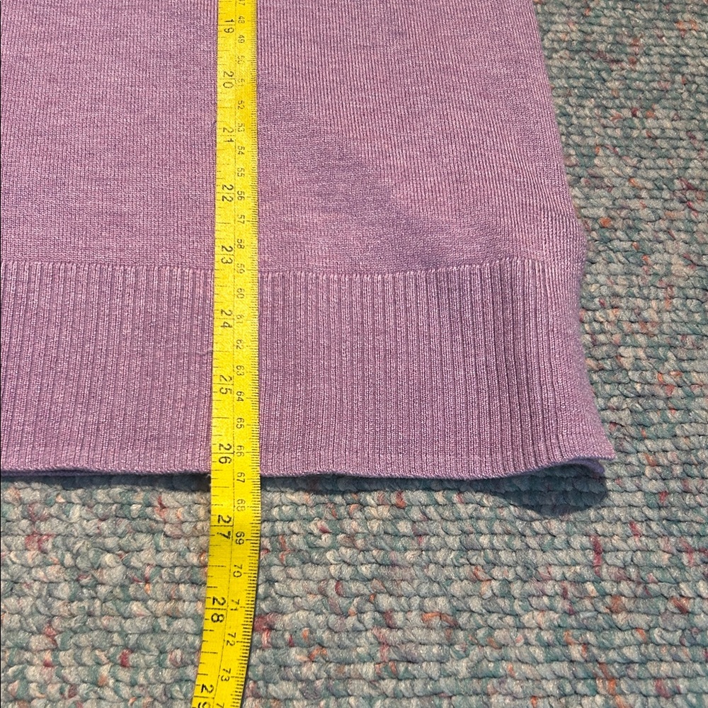 NWT Tribal Women's V-Neck Lavender Sweater Size Medium - Picture 9 of 10